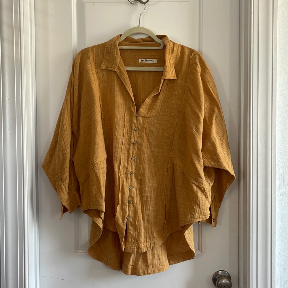 Free People Frayed Boho Top